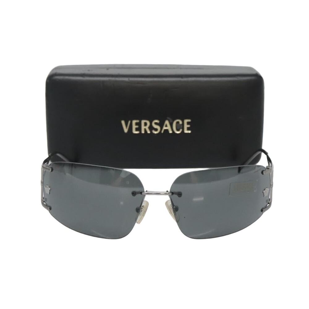 Versace Metal Sunglasses Silver